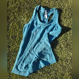 Athleta Teal Racerback Tank Top
